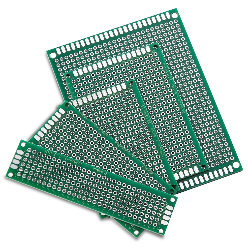 Pcb Prototyping Board - 2/5/10PCS PCB Board ต้นแบบบอร์ดสีเขียว 2x8/3x7/4x6/5x7/6x8/9x15 ซม.สองด้านแผงวงจรสําหรับ