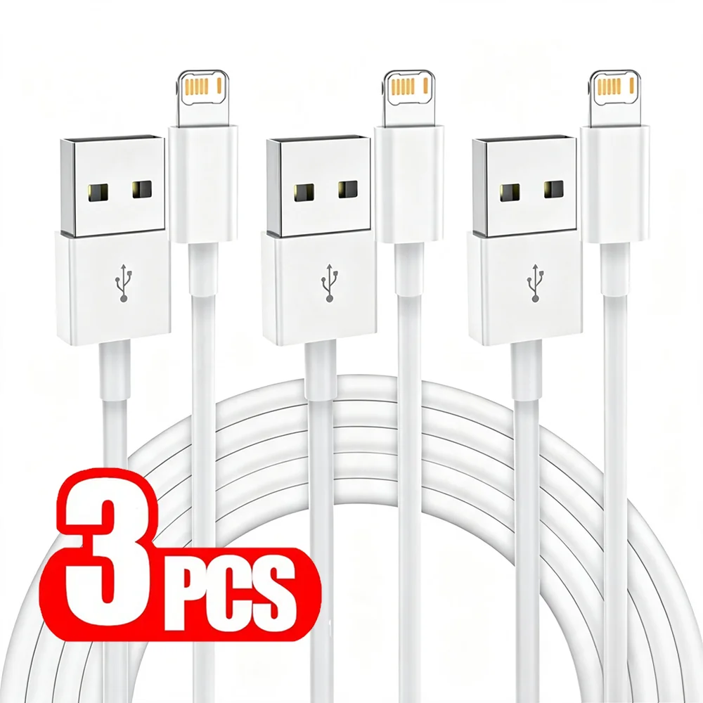 Micro Usb Cable - สายชาร์จเร็ว USB 3 ชิ้น สำหรับ iPhone