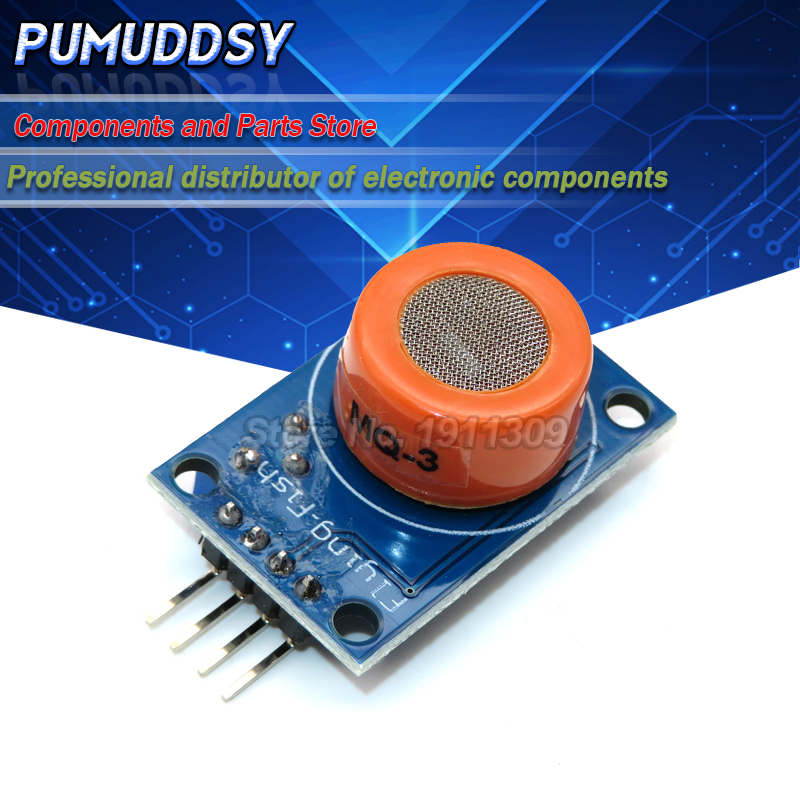 Perfboard - 1 ชิ้นMQ3 แอลกอฮอล์เอทานอลเซ็นเซอร์ลมหายใจก๊าซเอทานอลการตรวจสอบMQ-3