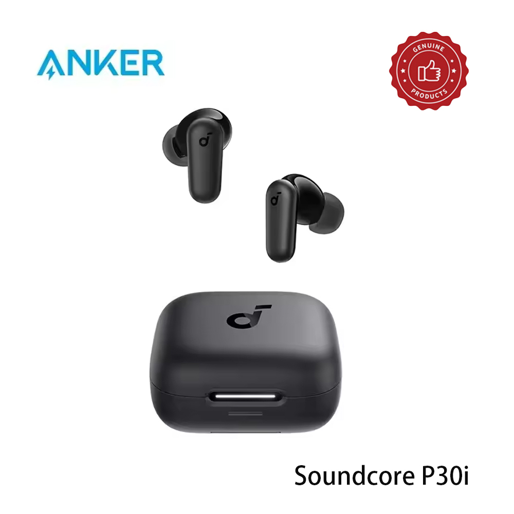 Usb C Cable - หูฟังบลูทูธ Anker Soundcore P30i ตัดเสียงรบกวนอัจฉริยะ พร้อมเอฟเฟกต์เสียงรอบทิศทาง