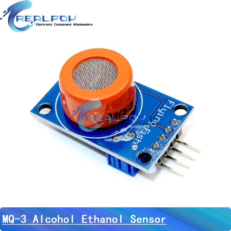 Perfboard - แอลกอฮอล์เอทานอลเซนเซอร์ลมหายใจแก๊สเอทานอลการตรวจจับ MQ-3 MQ3 สําหรับ Arduino 51