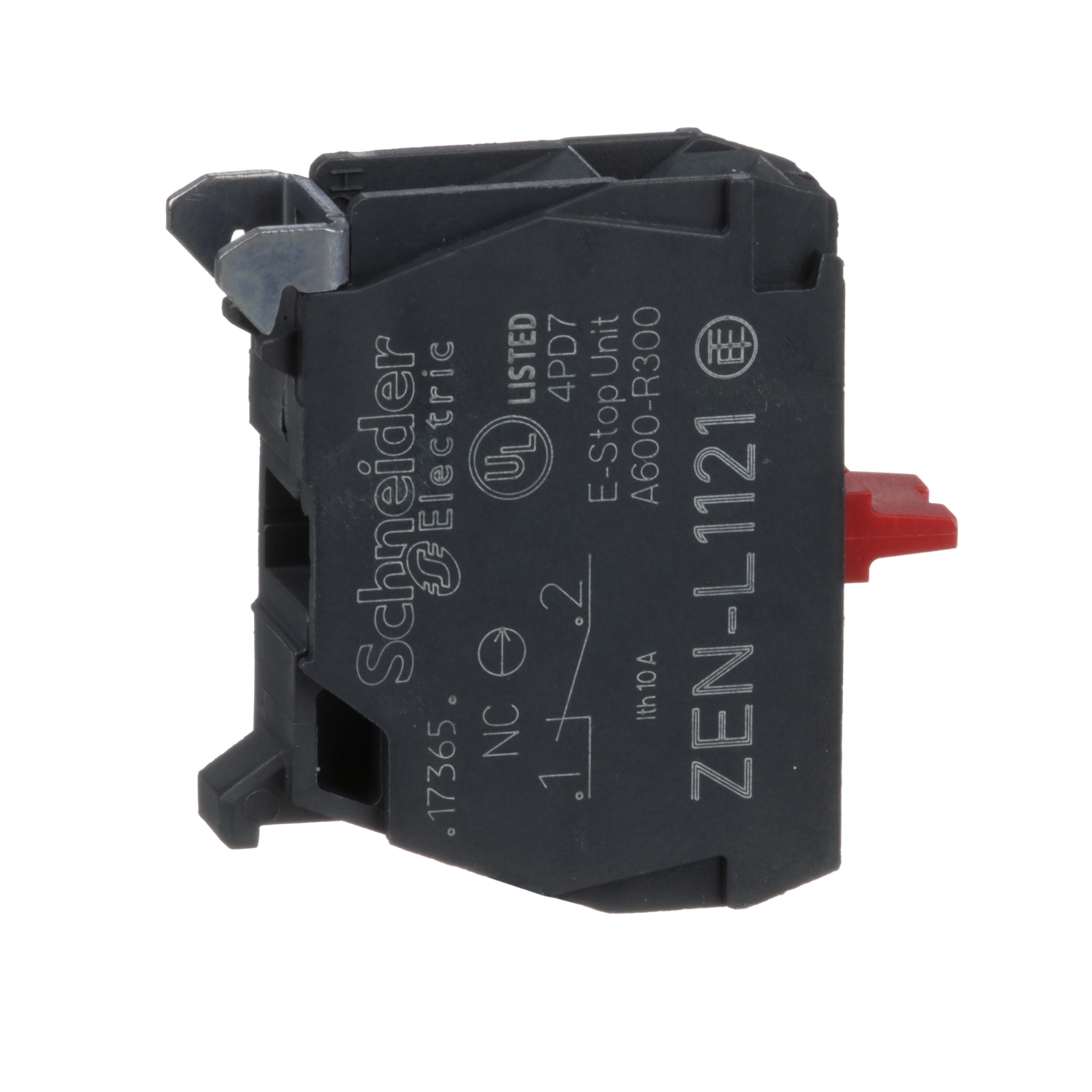 Screw Terminal Block - ZENL1121 ZEN-L1121 Single Contact Block,สกรูClamp,1 NC