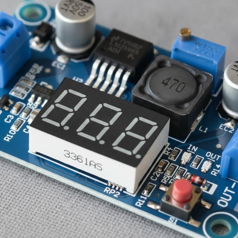 Dc Dc Converter - LM2596S 2.5-40V 3A โมดูลแปลงไฟ DC ปรับค่าได้