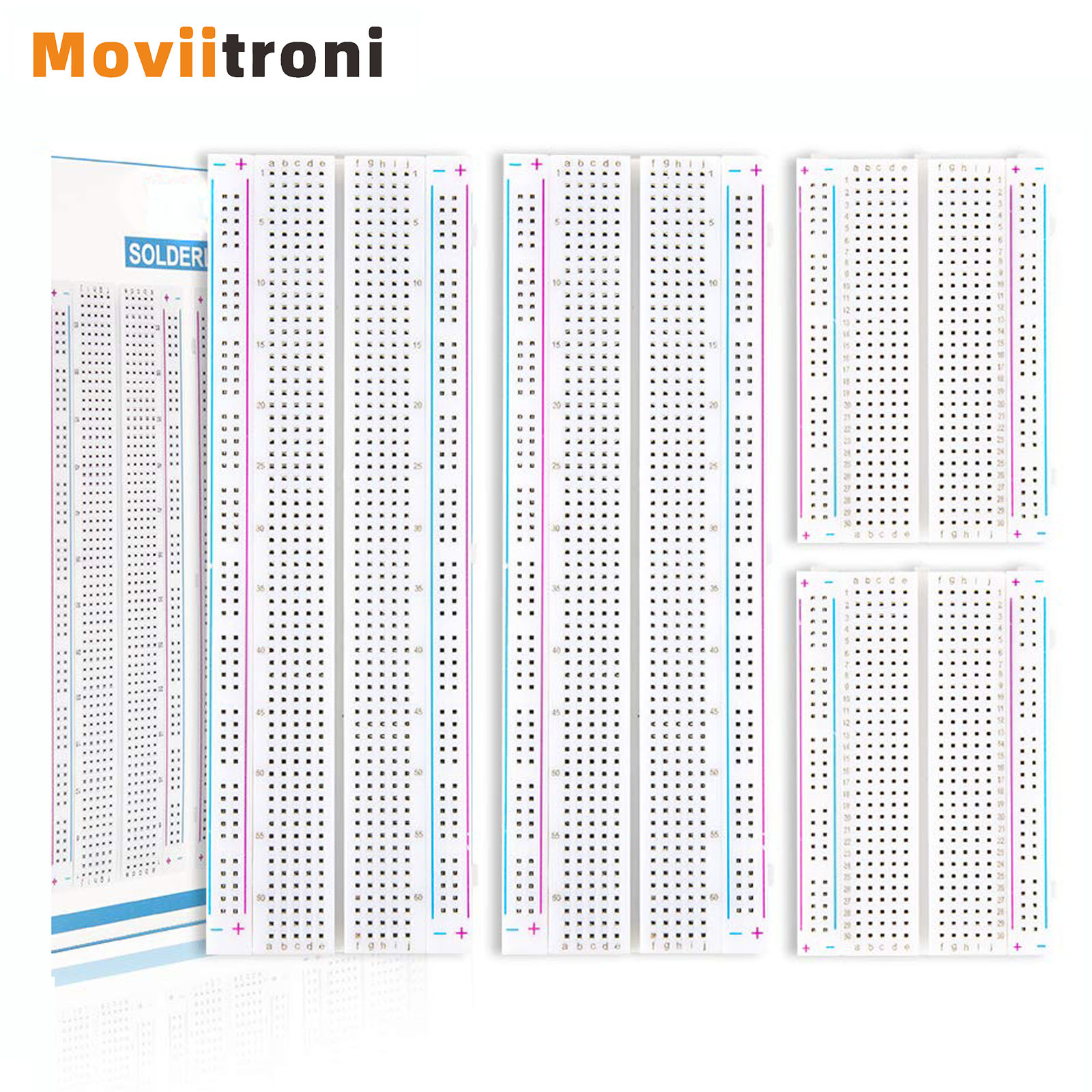 4 ชิ้น 400/830 คะแนนบอร์ดทดลอง - Breadboard 400 Point บทวิจารณ์และราคา