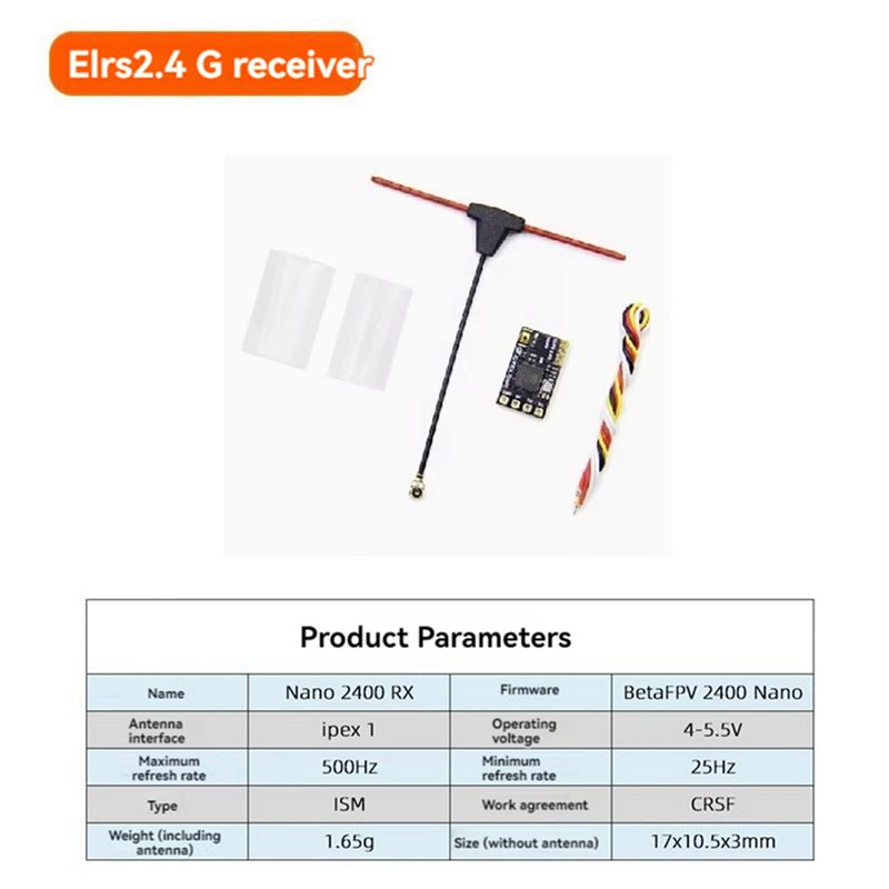 ABXE-5X ตัวรับสัญญาณ ELRS 2.4G - Antenna 2.4Ghz บทวิจารณ์และราคา