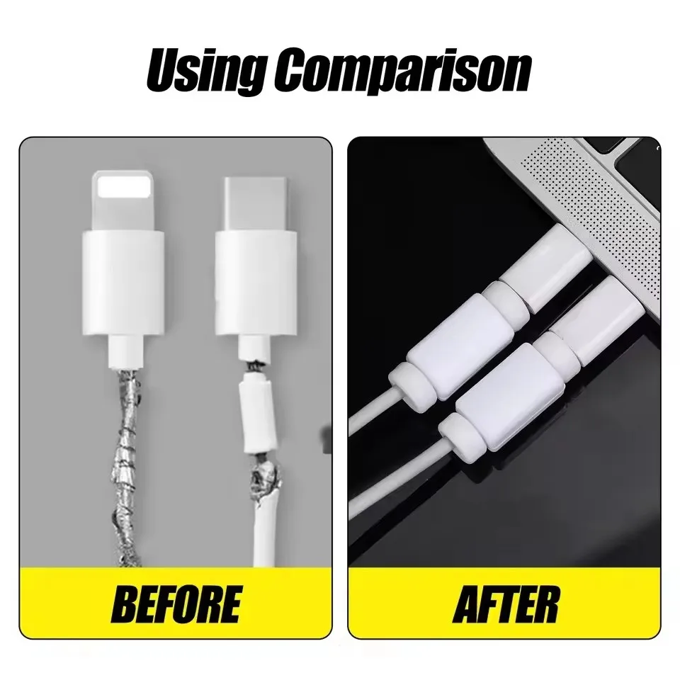 ปลอกซิลิโคนนุ่มป้องกันสายขาด ส - Micro Usb Cable บทวิจารณ์และราคา