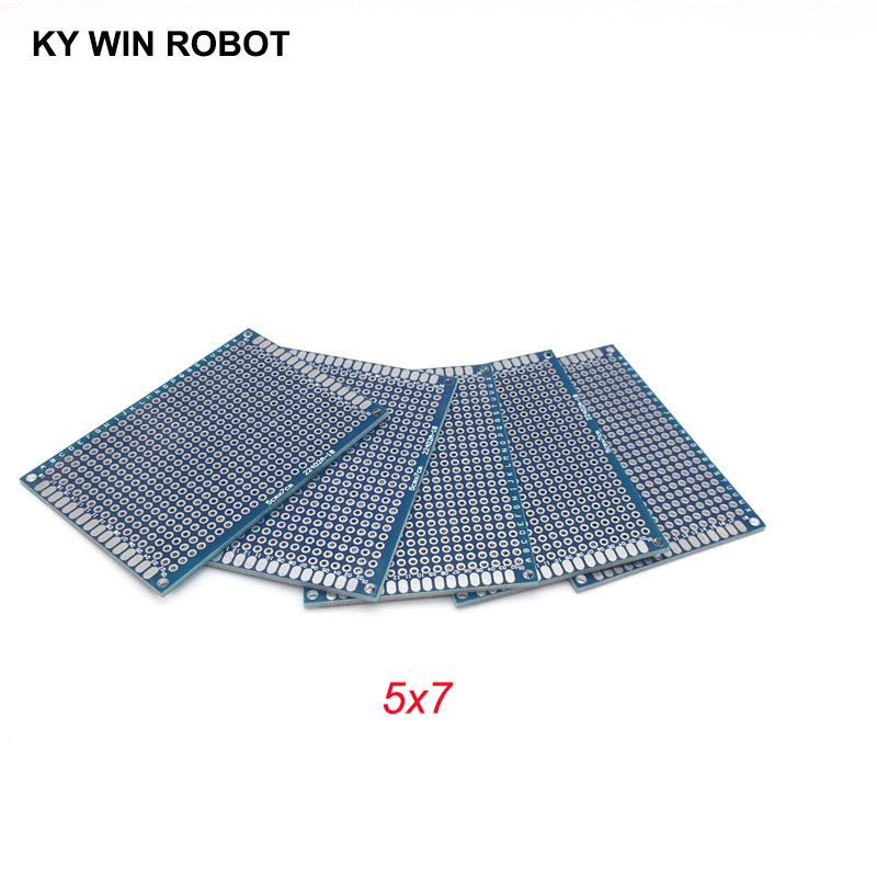 5Pcs 5X7ซม.50X70มม.Double Side - Pcb Prototyping Board บทวิจารณ์และราคา