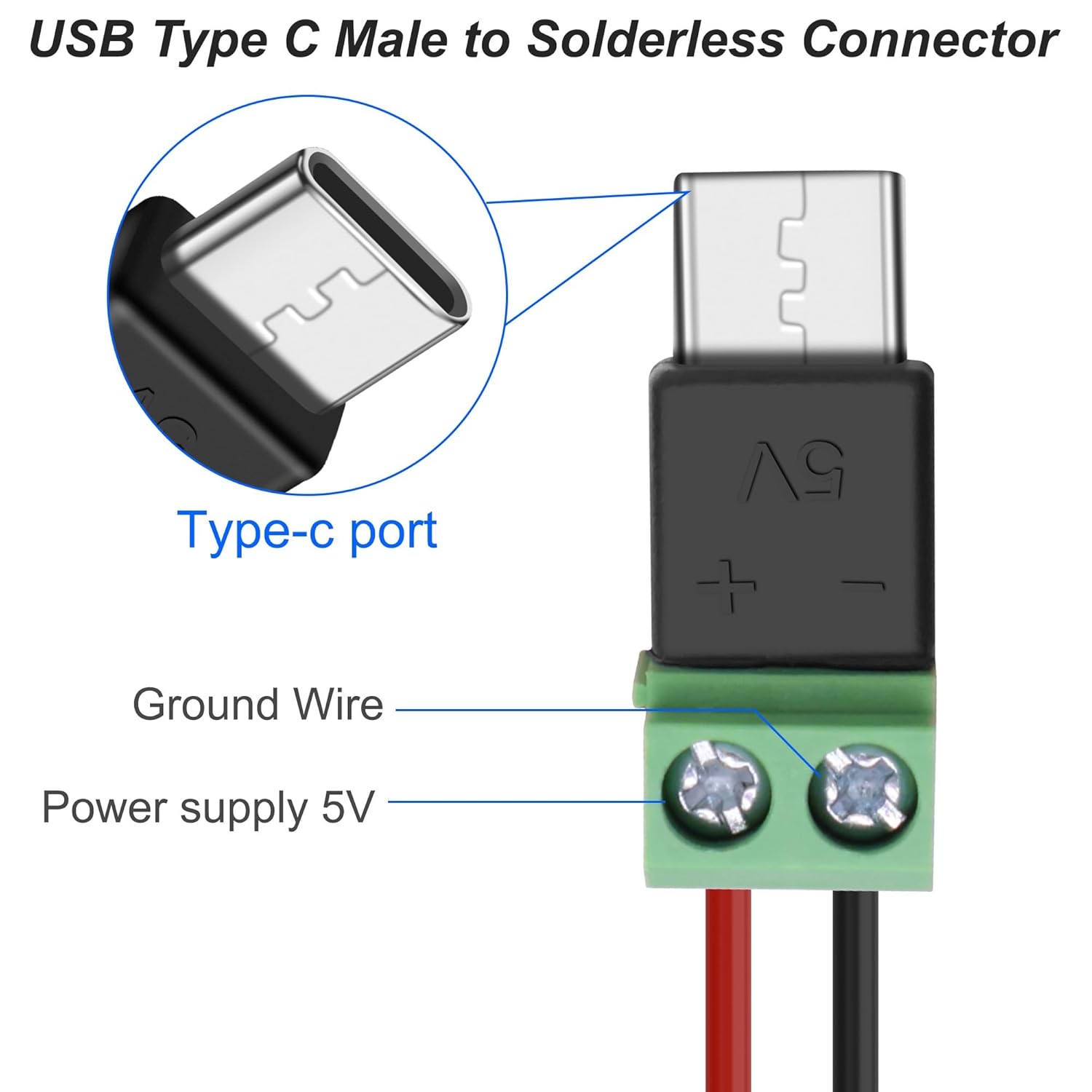 1-4 ชิ้น 5V ขั้วต่อแบบ Crimp ส - Screw Terminal Block บทวิจารณ์และราคา