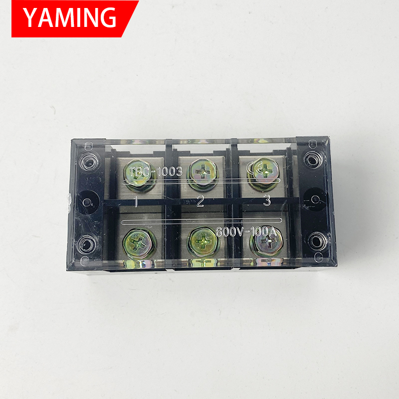 2 ชิ้น TBC-1003 100A 3P 600V 6 - Screw Terminal Block บทวิจารณ์และราคา