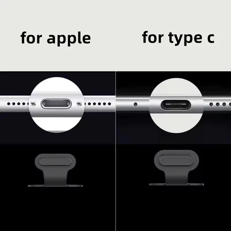 1/4/6 ชิ้น จุกกันฝุ่นพอร์ตชาร์ - Usb C Cable บทวิจารณ์และราคา