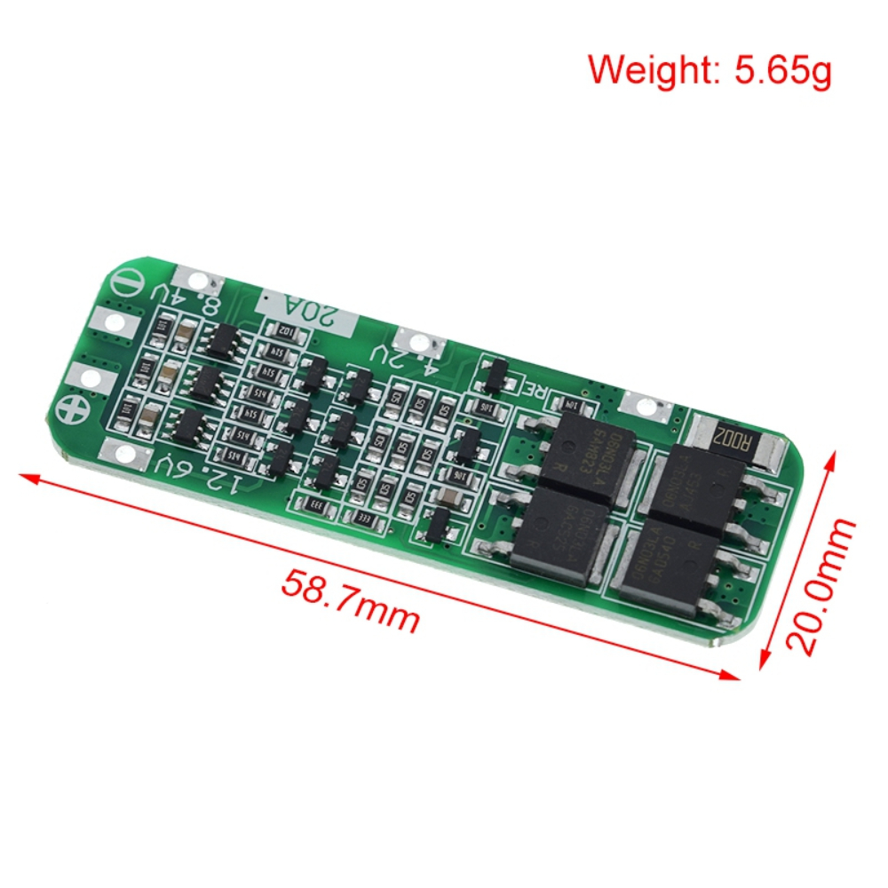 3S 20A Li-ion แบตเตอรี่ลิเธียม - Li Ion Charger Module บทวิจารณ์และราคา