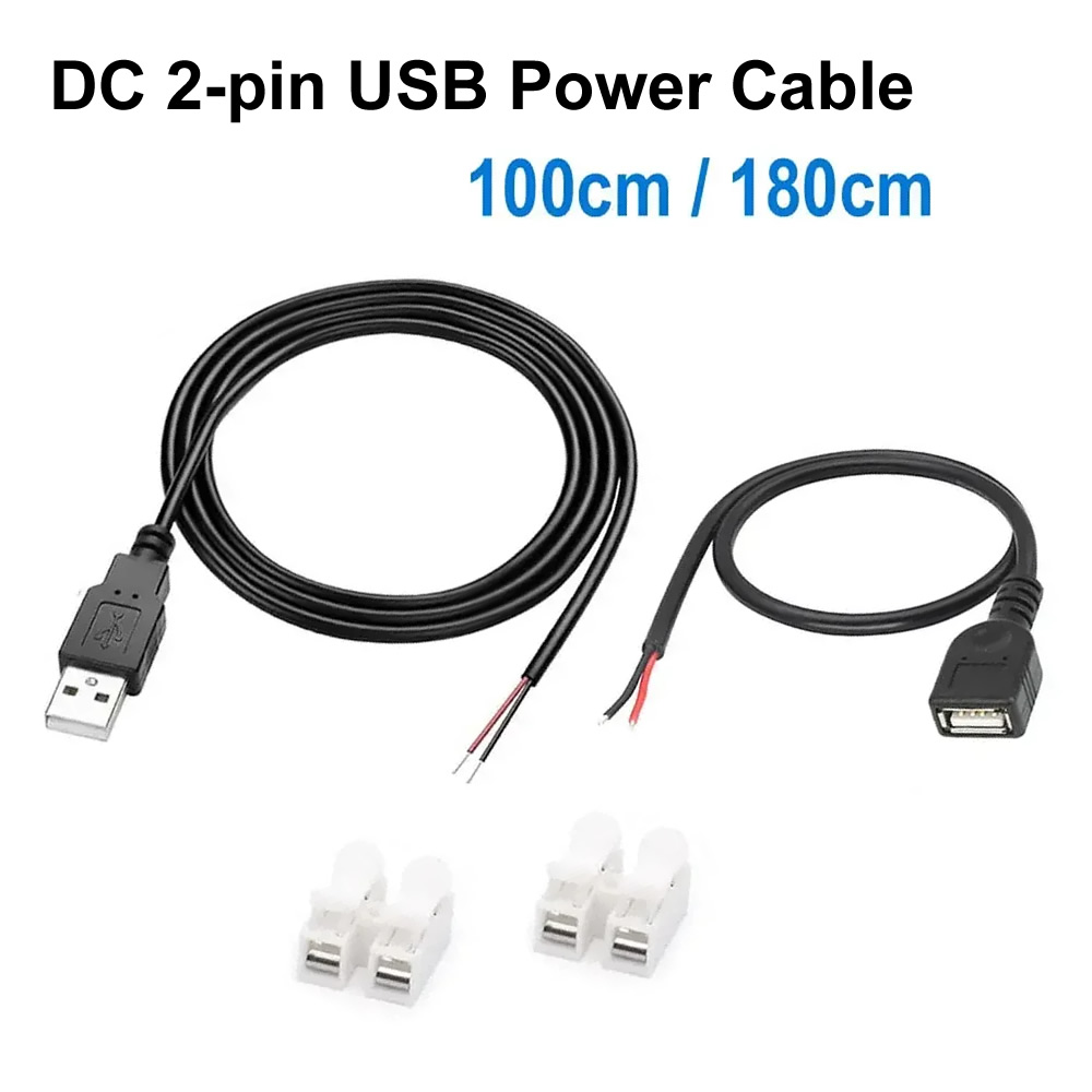 DC 2-pin สายไฟ USB USB ชายหญิง - Ipex Connector บทวิจารณ์และราคา