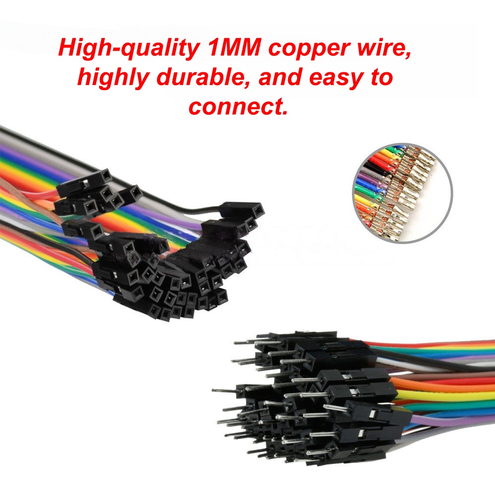 สายจัมเปอร์ดูปองท์ 40P ขนาด 10 - Jumper Wire Kit บทวิจารณ์และราคา