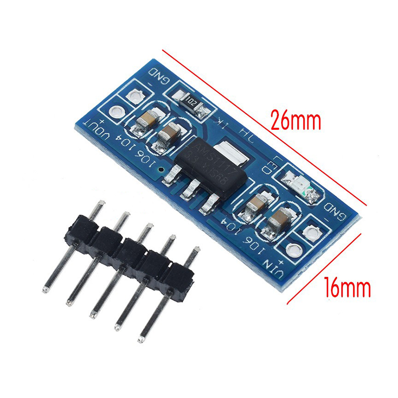 โมดูลแหล่งจ่ายไฟ5ชิ้น/ล็อต AMS - Ams1117 Module บทวิจารณ์และราคา