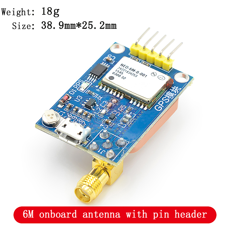 โมดูล GPS micro USB NEO-6M NEO - Breadboard 400 Point บทวิจารณ์และราคา
