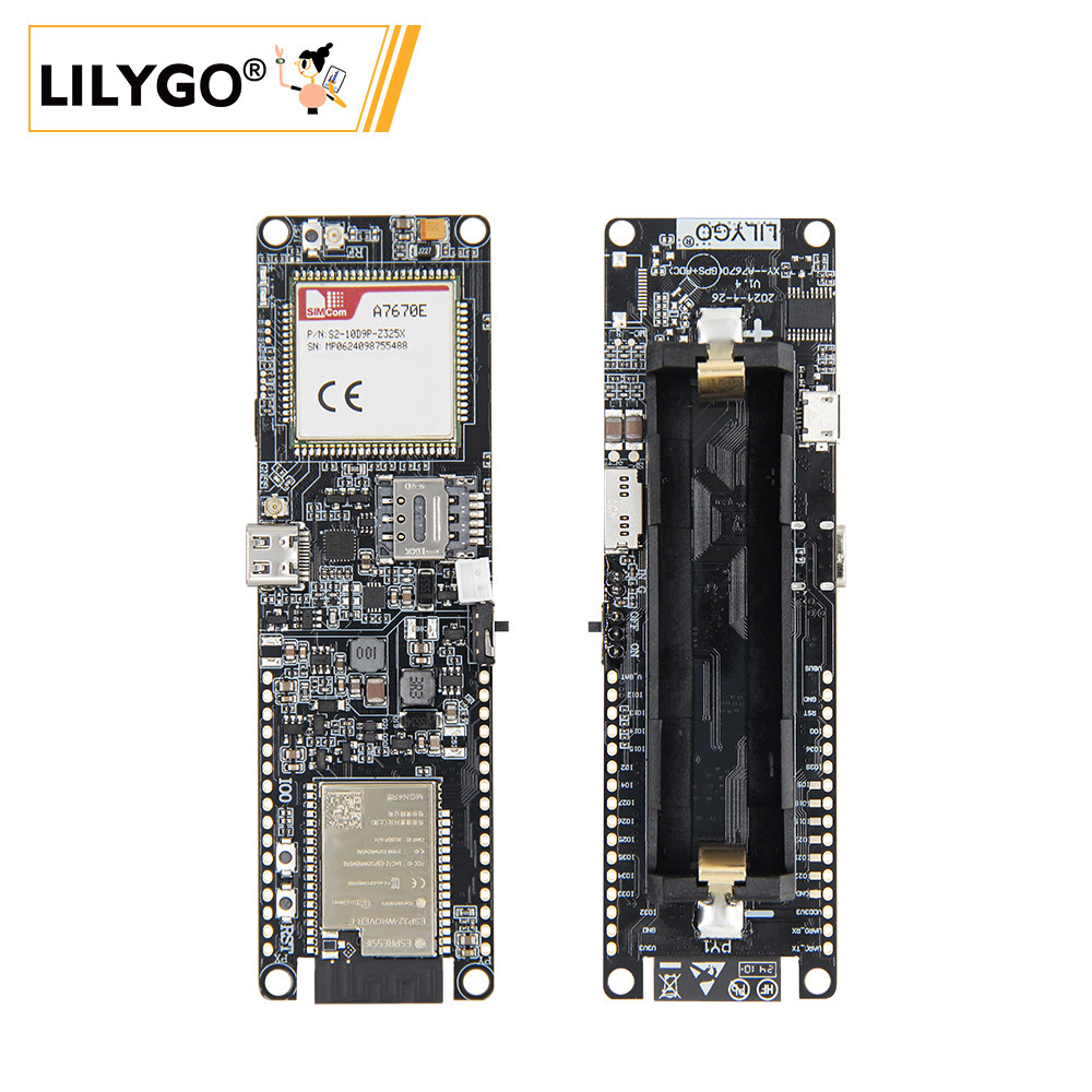 โมดูล LILYGO T-A7670E ESP32 รอ - Esp32 Battery Holder Lipo บทวิจารณ์และราคา