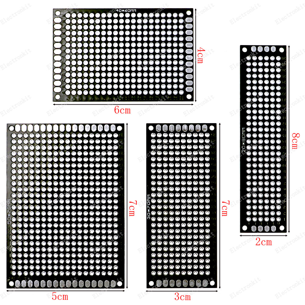 20ชิ้น/ล็อต PCB ต้นแบบบอร์ดวงจ - Perfboard บทวิจารณ์และราคา