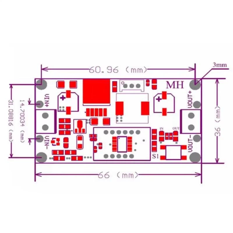 LM2596S 2.5-40V 3A โมดูลแปลงไฟ - Dc Dc Converter บทวิจารณ์และราคา